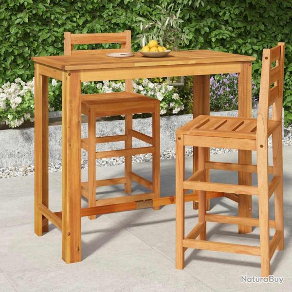 Table de bar de 120x60x105 cm Bois d'acacia solide