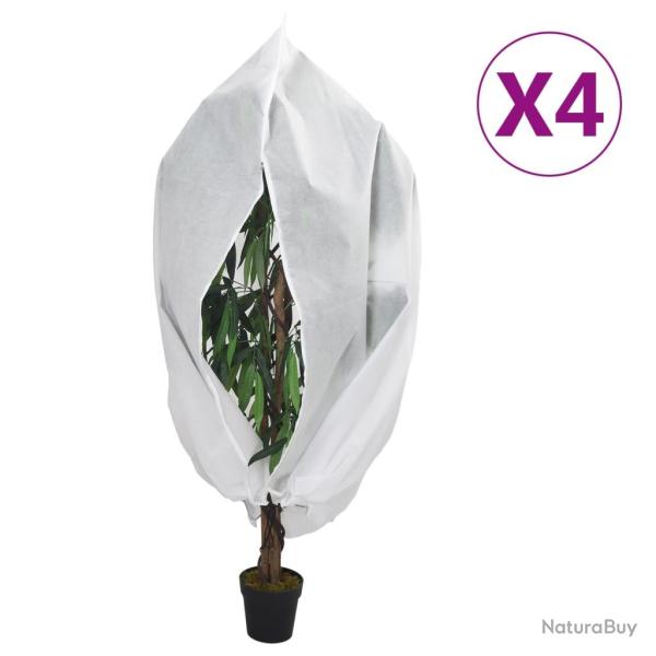 Housses de protection pour plantes avec fermeture �clair 4 pcs