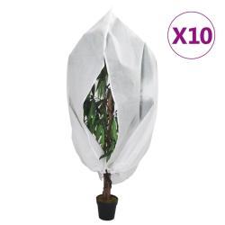 Housses de protection pour plantes avec fermeture &eacute;clair 10 pcs