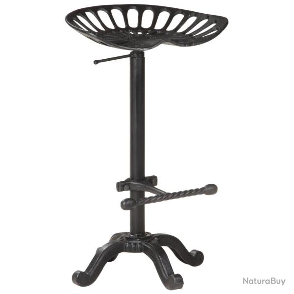 Tabouret de bar Noir Fonte