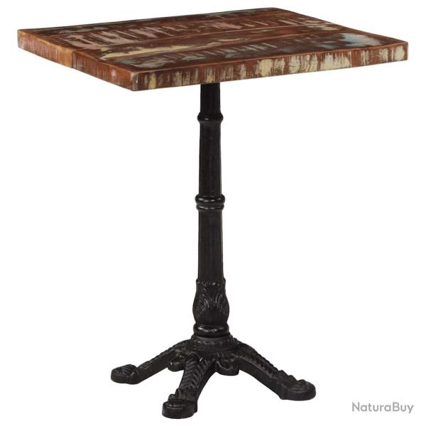 Table de bistro 60x60x76 cm Bois massif de r�cup�ration