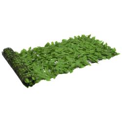 &Eacute;cran de balcon avec feuilles vert 200x75 cm