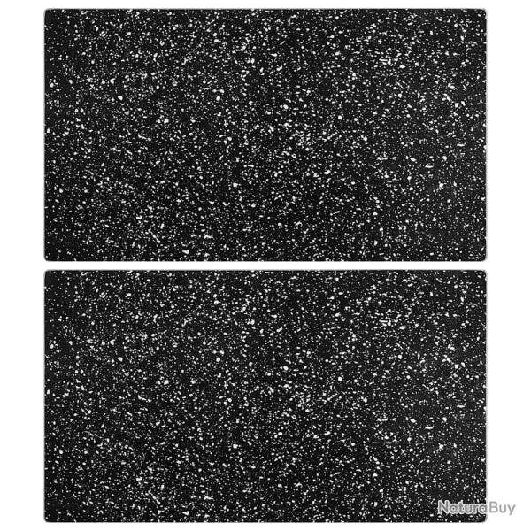 Planches � d�couper 2 pcs avec motif de granit Verre tremp�