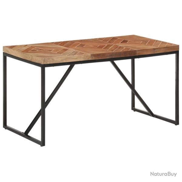 Table � d�ner 140x70x76 cm Bois massif d'acacia et de manguier