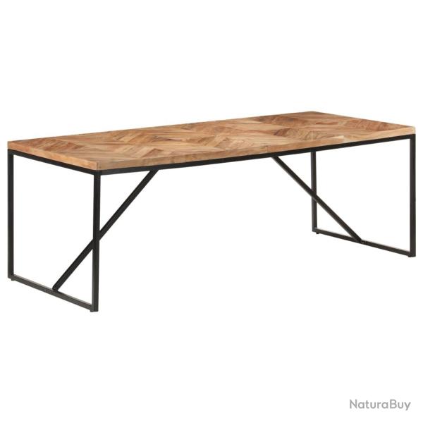 Table � d�ner 200x90x76 cm Bois massif d'acacia et de manguier