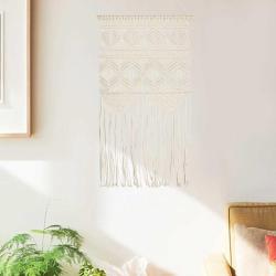 Cintre mural en macram&eacute; 40x80 cm Coton