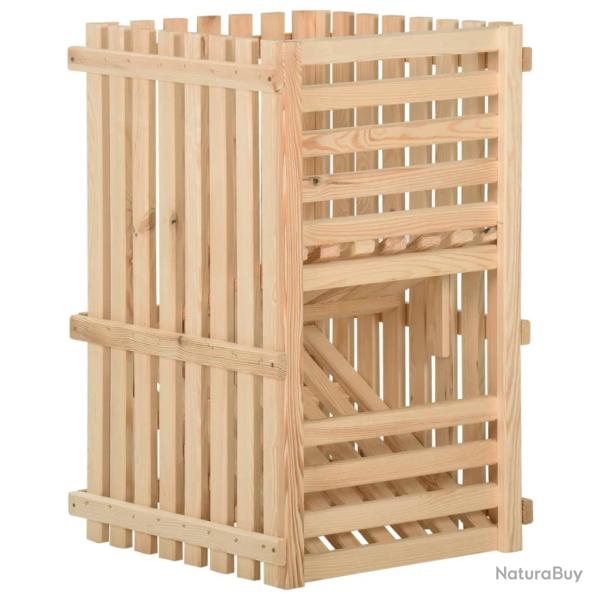 Bo�te � pommes de terre 50x50x50 cm Bois de pin solide