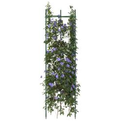 Cages &agrave; tomates 8 pcs 116 cm acier et PP