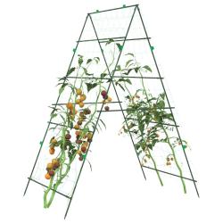 Treillis de pour plantes grimpantes 3 pcs forme A acier