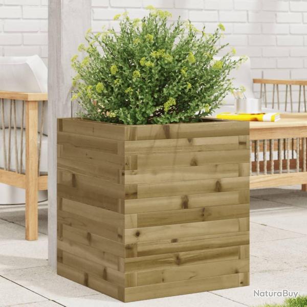Jardini�re 40x40x46 cm bois de pin impr�gn�