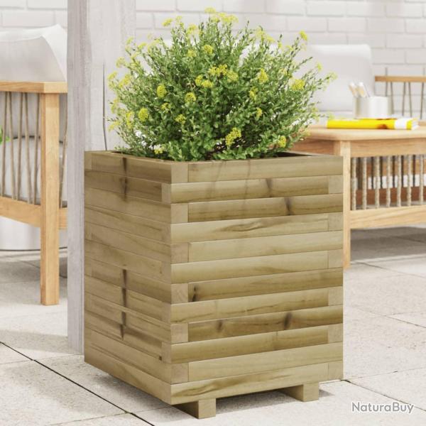 Jardini�re 40x40x49,5 cm bois de pin impr�gn�
