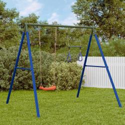 Ensemble de balan&ccedil;oire d'ext&eacute;rieur avec balan&ccedil;oire et trap&egrave;ze, pour le jardin