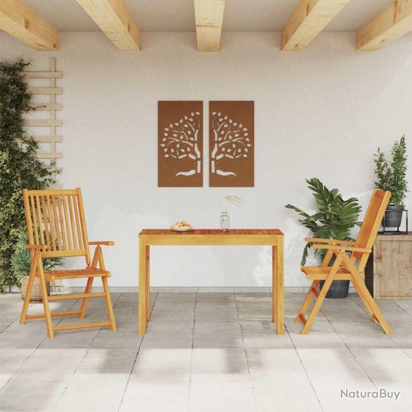 Ensemble � manger de 3 pcs Bois d'acacia solide
