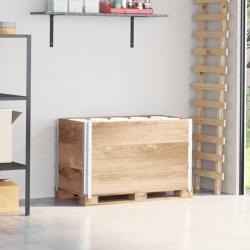 Colliers de palette 3 pcs 100x50 cm bois de pin solide