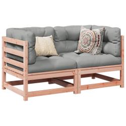Salon de 2 pcs bois massif sapin de douglas