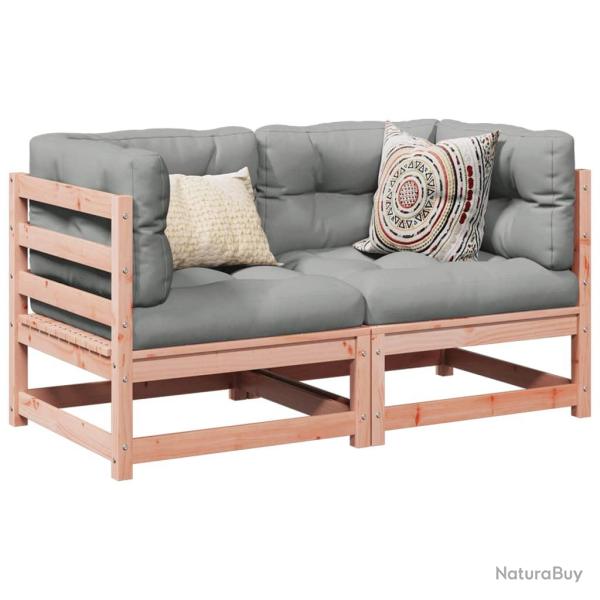 Salon de 2 pcs bois massif sapin de douglas