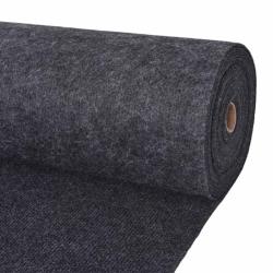 Tapis Anthracite 1,2 x 15 m Polyester