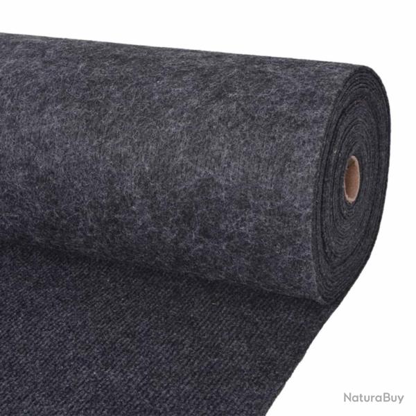 Tapis Anthracite 1,2 x 15 m Polyester
