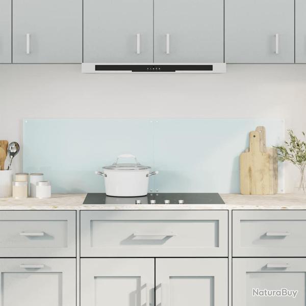 Dosserets de cuisine 2 pcs blanc 70x50 cm verre tremp�