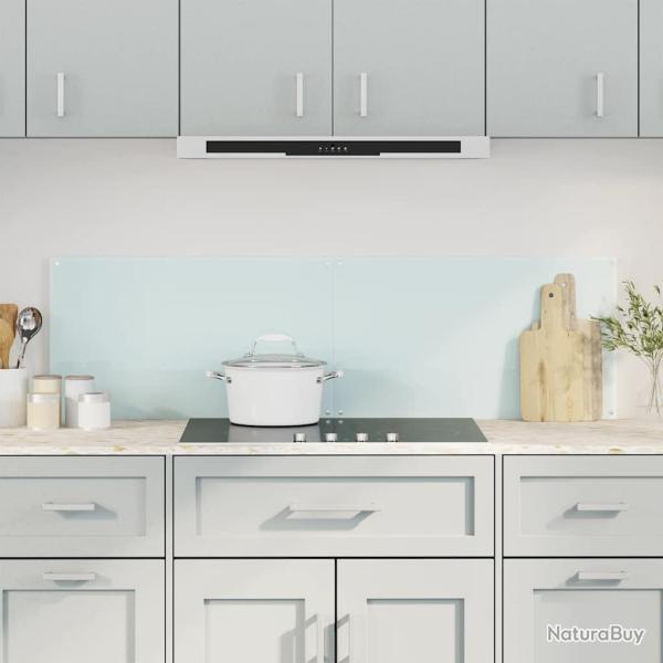 Dosserets de cuisine 2 pcs blanc 70x60 cm verre tremp�