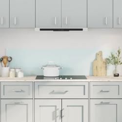Dosserets de cuisine 2 pcs blanc 80x60 cm verre tremp&eacute;