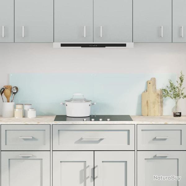 Dosserets de cuisine 2 pcs blanc 80x60 cm verre tremp�