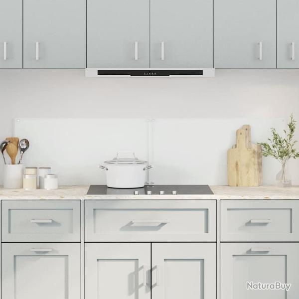 Dosserets de cuisine 2 pcs transparent 80x50 cm verre tremp�