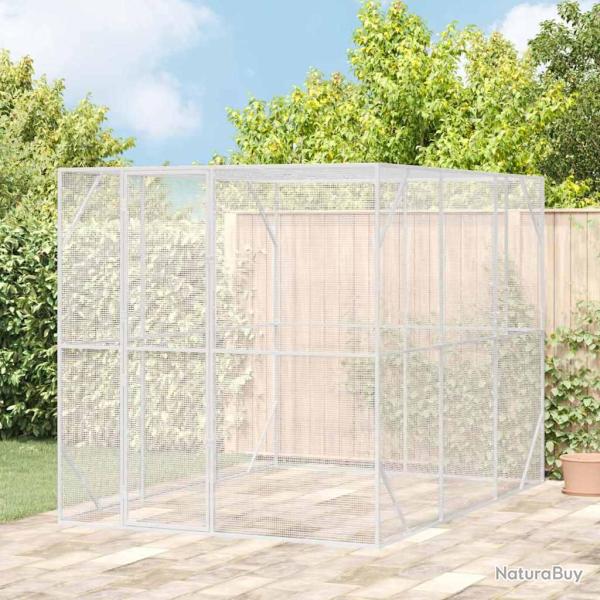 Cage pour oiseaux Anthracite 210 x 304 x 213 cm Acier galvanis�