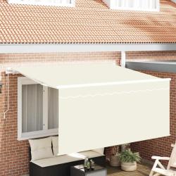 Auvent R&eacute;tractable Cr&egrave;me 300 x 200 cm Polyester et Aluminium