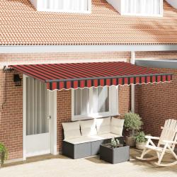 Auvent R&eacute;tractable Orange 350 x 200 cm tissu