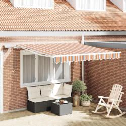 Auvent r&eacute;tractable Multicolore 300 x 250 cm Tissu et Aluminium