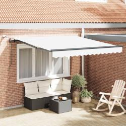 Tissu de auvent Blanc 300 x 250 cm Polyester