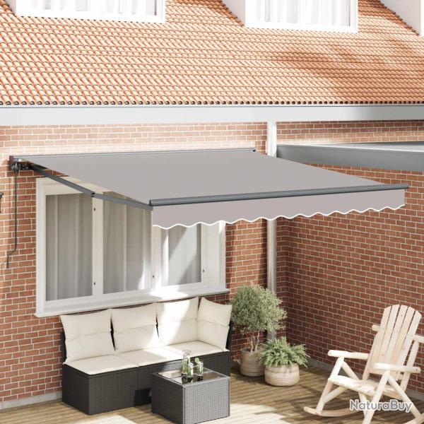 Cadre d'auvent Gris clair 300 x 250 cm