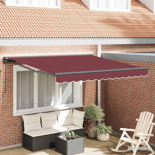 Cadre d'auvent Bordeaux 350 x 250 cm