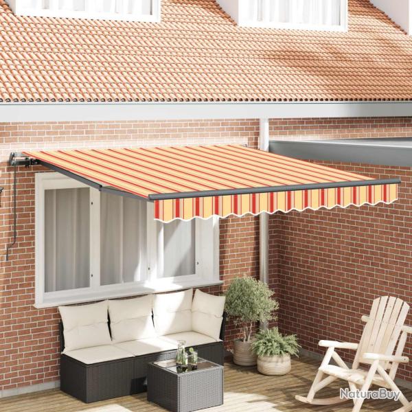 Auvent r�tractable Jaune et Orange 350 x 250 cm