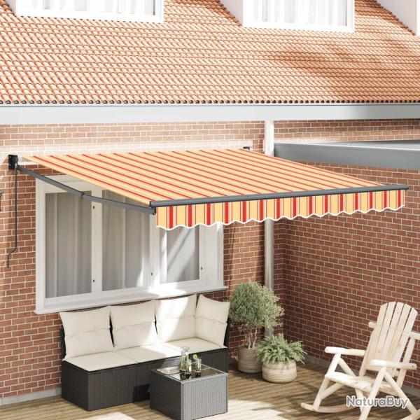 Auvent r�tractable Jaune et Orange 350 x 250 x 165 cm