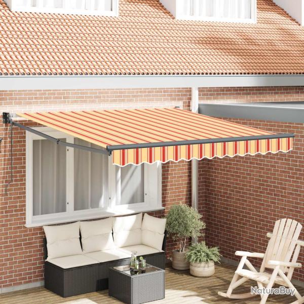 Auvent Jaune et Orange 350 x 250 x 165 cm Polyester et m�tal