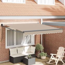 Auvent r&eacute;tractable Beige 350 x 250 cm