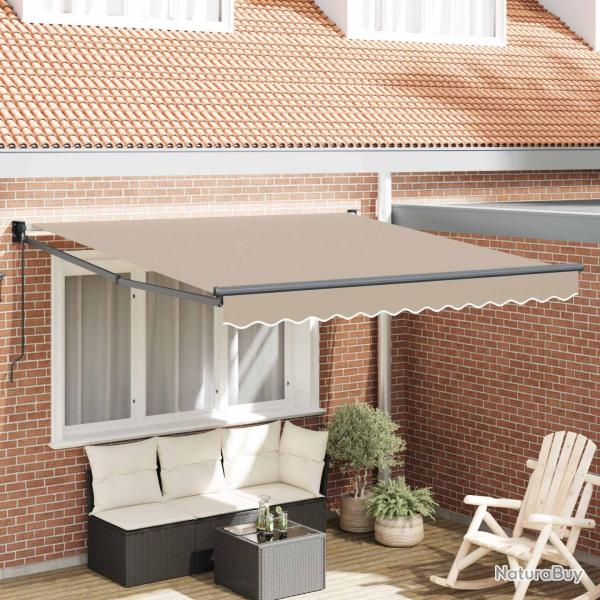 Auvent r�tractable Beige 350 x 250 cm