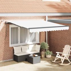 Tissu de auvent Blanc 350 x 250 cm Polyester