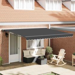 Cadre d'auvent Anthracite 400 &times; 300 cm