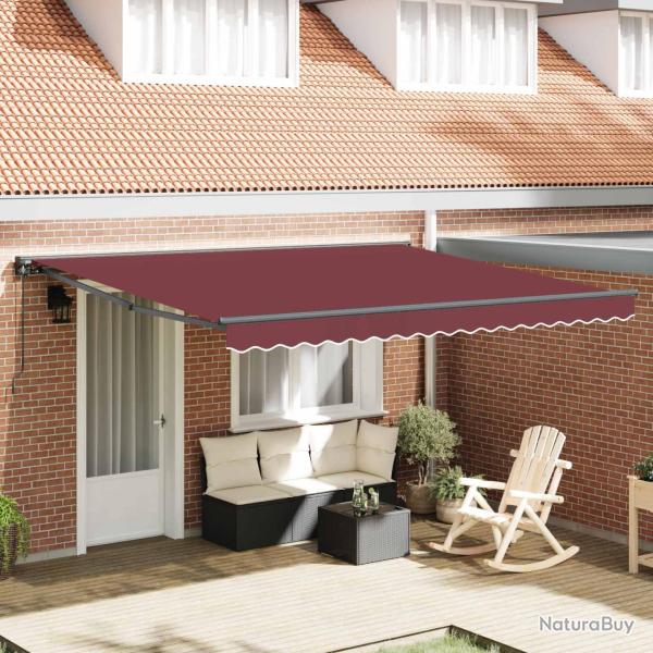 Cadre d'auvent Bordeaux 400 � 300 cm