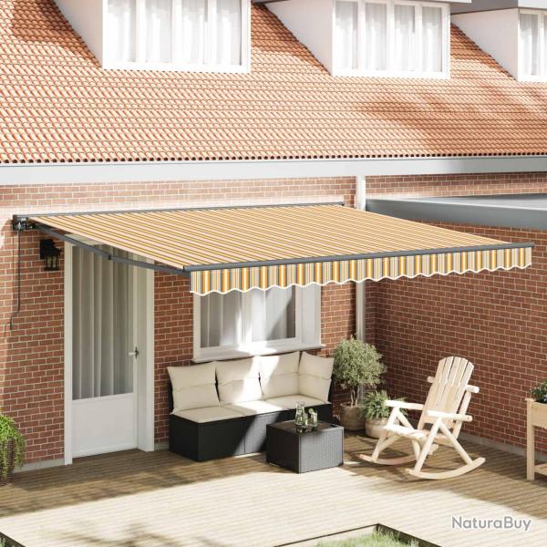 Cadre d'auvent Jaune et Gris 400 � 300 cm