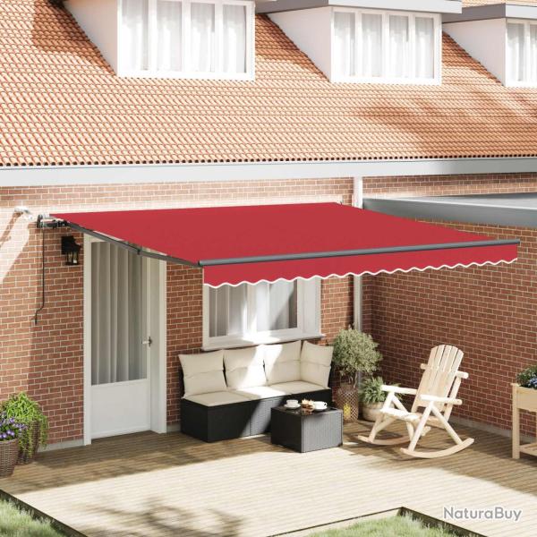 Tissu de auvent Rouge 400 � 300 cm Polyester