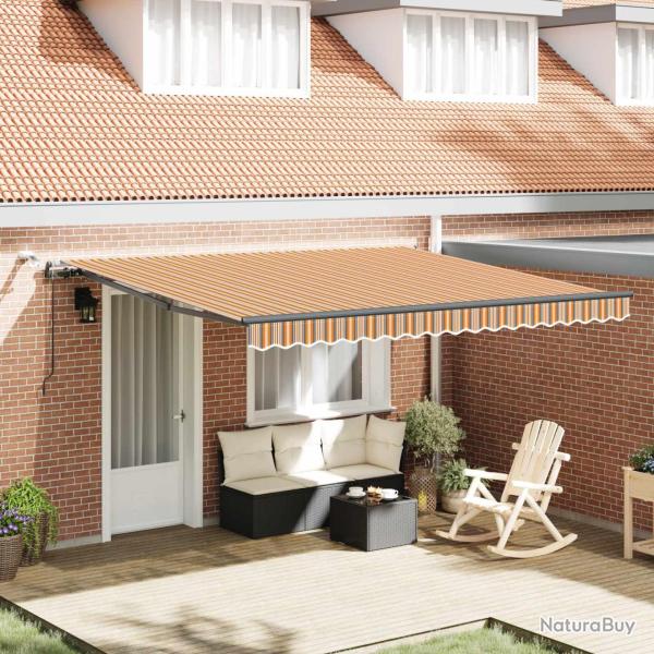 Auvent r�tractable Multicolore 400 � 350 cm Polyester