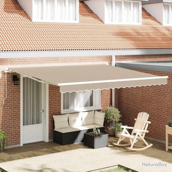 Auvent r�tractable Beige 400 x 350 x 165 cm