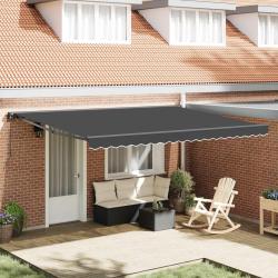 Cadre d'auvent Anthracite 450 &times; 300 cm