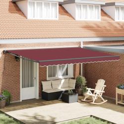 Cadre d'auvent Bordeaux 450 &times; 300 cm