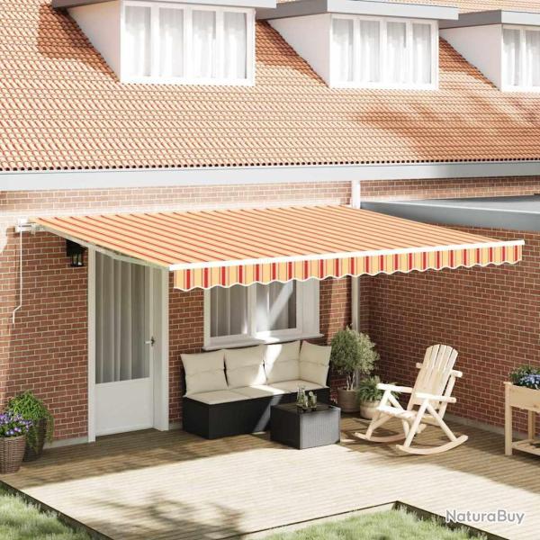 Auvent r�tractable 450 � 300 cm Polyester et Aluminium