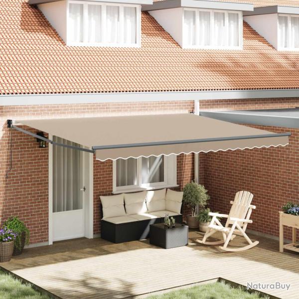 Auvent r�tractable Beige 450 x 300 x 165 cm